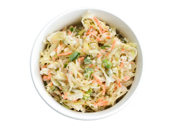 Recept na chrumkavý coleslaw šalát. Zdravá a svieža príloha ku grilovanému kuraťu.